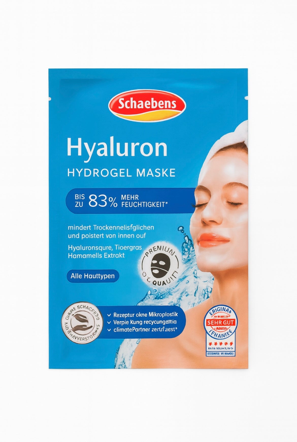 Hyaluronic acid sheet mask, 1 pc. 